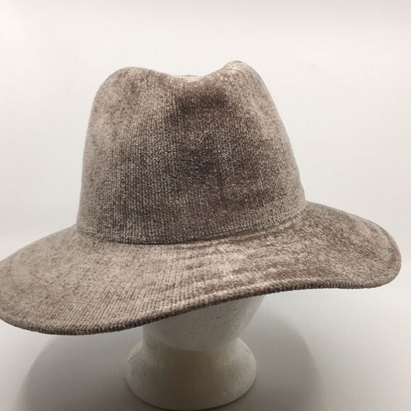 Forever 21 Chenille Fedora Hat Oatmeal/Tan Taupe - Picture 14 of 14